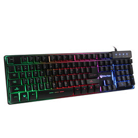 Cool Backlit LED Illuminated Ergonomic usb wired gaming keyboard