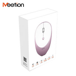 MeeTion R600 प्यारा गुलाबी पीसी छोटी यात्रा मूक 2.4G वाईफ़ाई Usb मिनी ऑप्टिकल लैपटॉप वायरलेस चूहे माउस DPI है